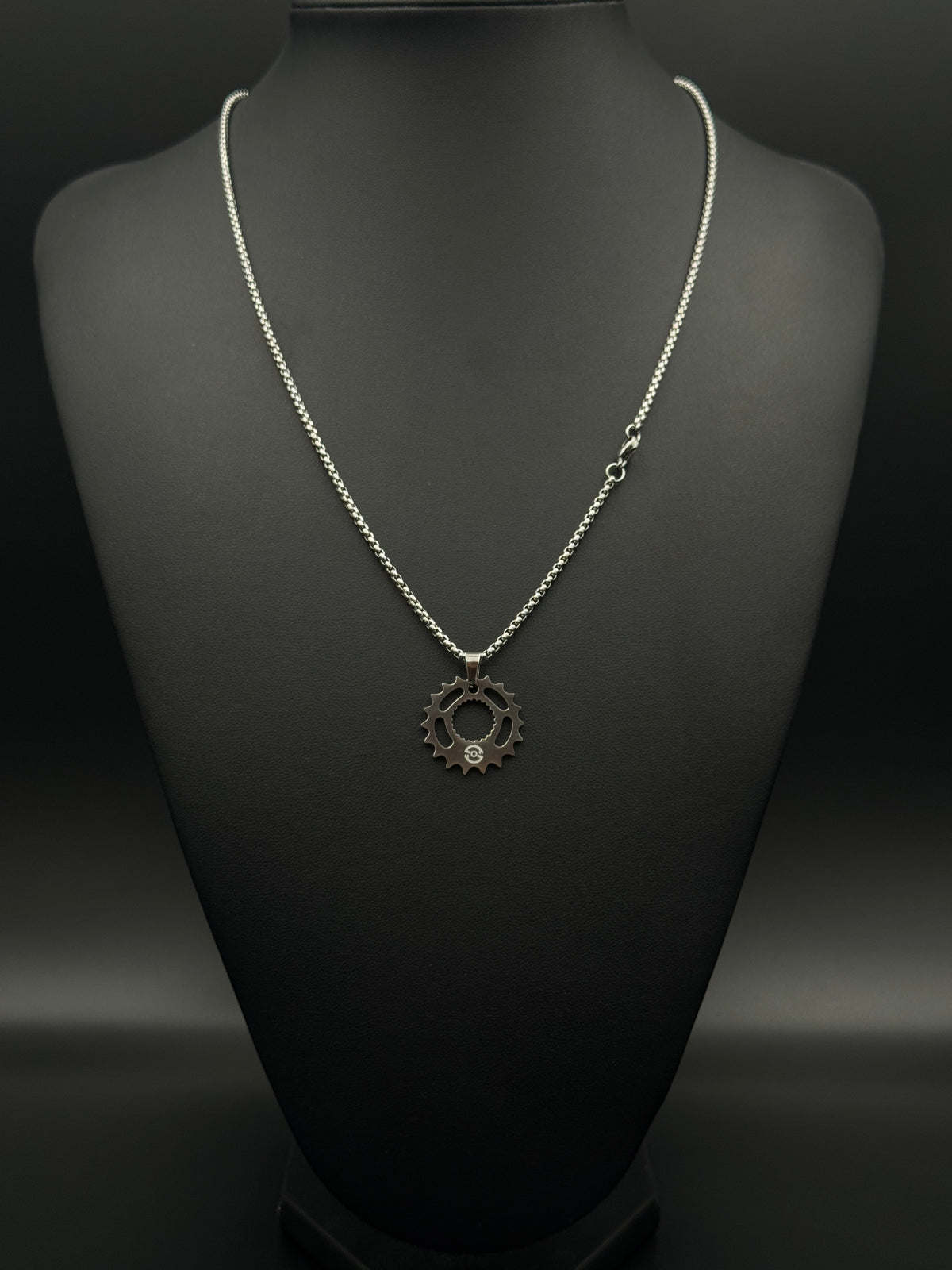 Gear/Sprocket Steel Chain Pendant